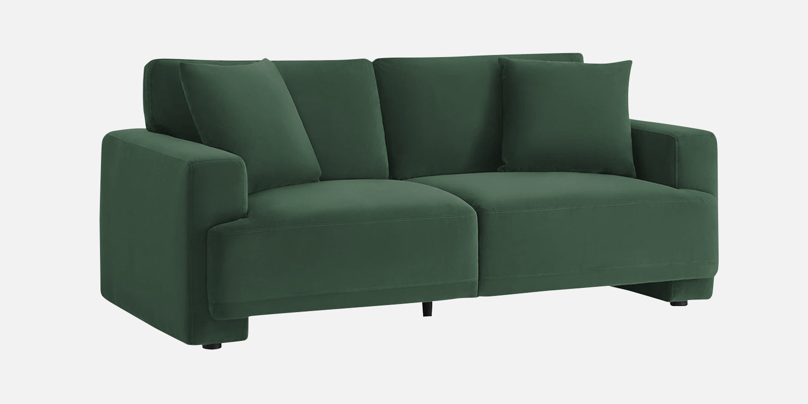 Kosta Velvet 2 Seater Sofa in Amazon Green Colour