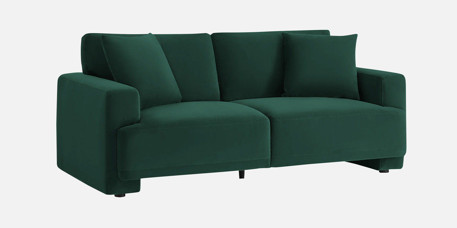 Kosta Velvet 2 Seater Sofa in Forest Green Colour