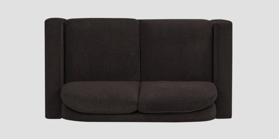 Dara Fabric 2 Seater Sofa In Cara Brown Colour - Febonic Living