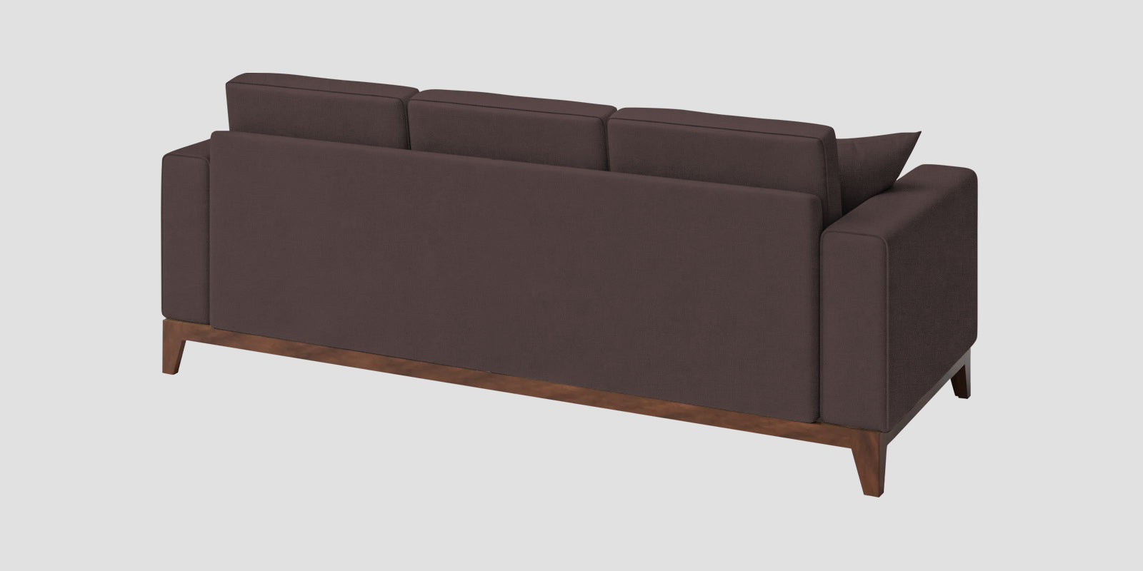 Luca Fabric 3 Seater Sofa in Night Brown Colour