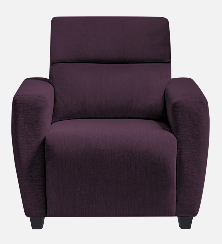 Bakadi Fabric 1 Seater Sofa In Greek Purple Colour - Febonic Living