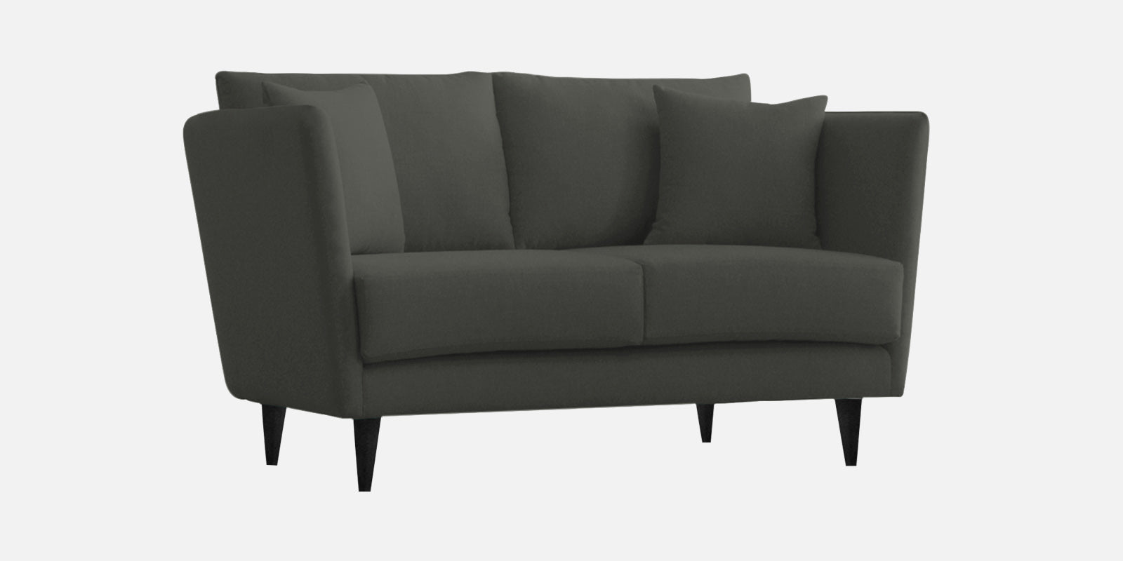 Norway Velvet 2 Seater Sofa In Hory Grey Colour