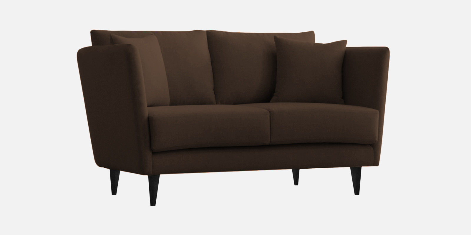 Norway Velvet 2 Seater Sofa In Cholocate Brown Colour