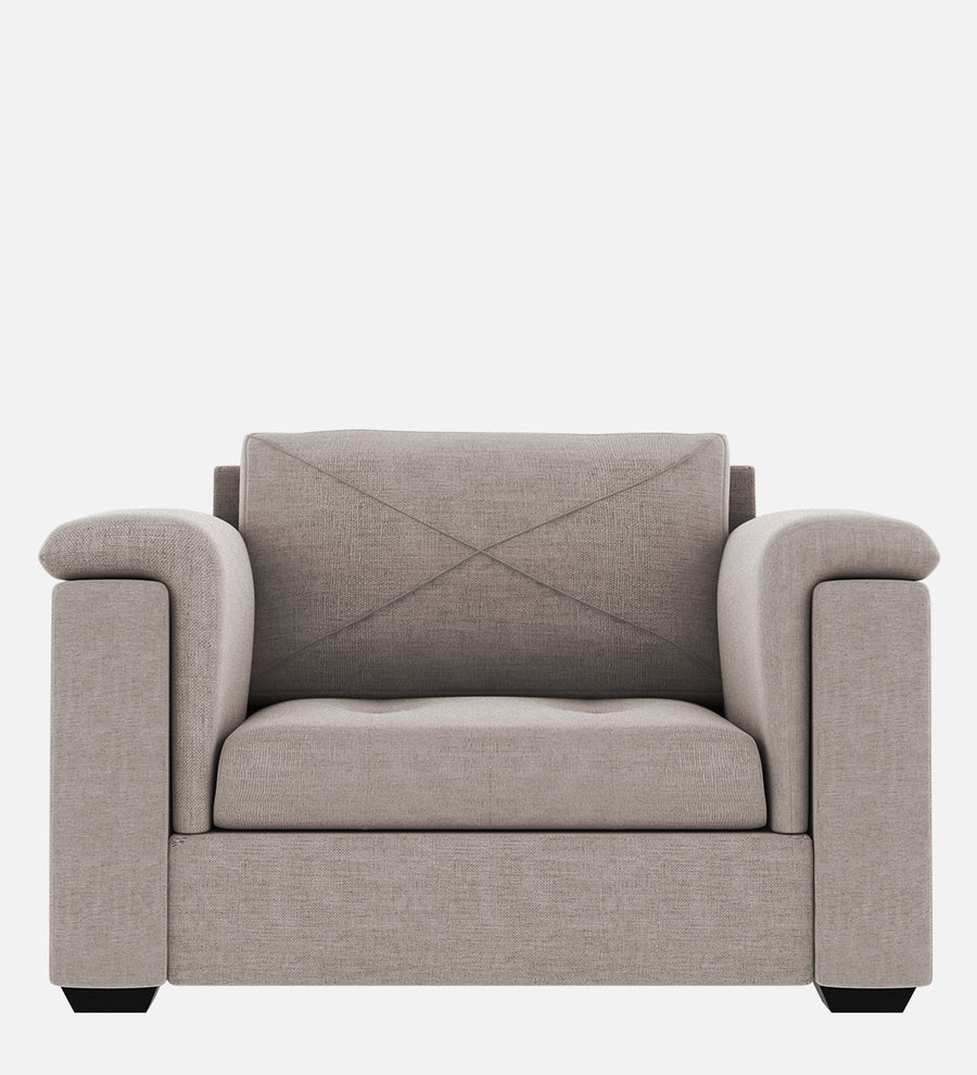 Andres Fabric 1 Seater Sofa In Storm Grey Colour - Febonic Living