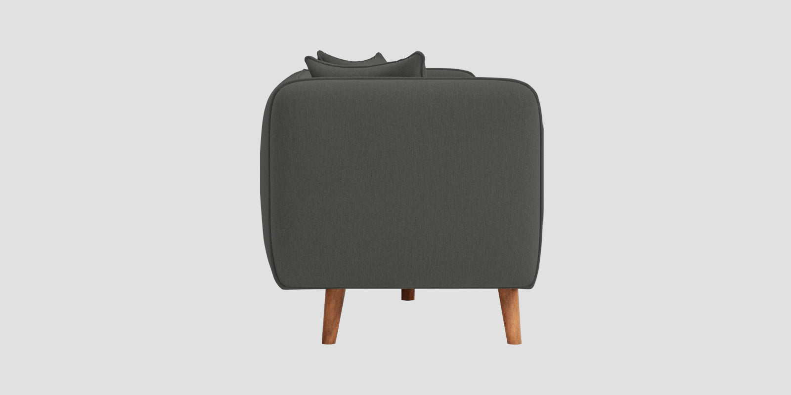 Reva Fabric 3 Seater Sofa In Stone Grey Colour - Febonic Living