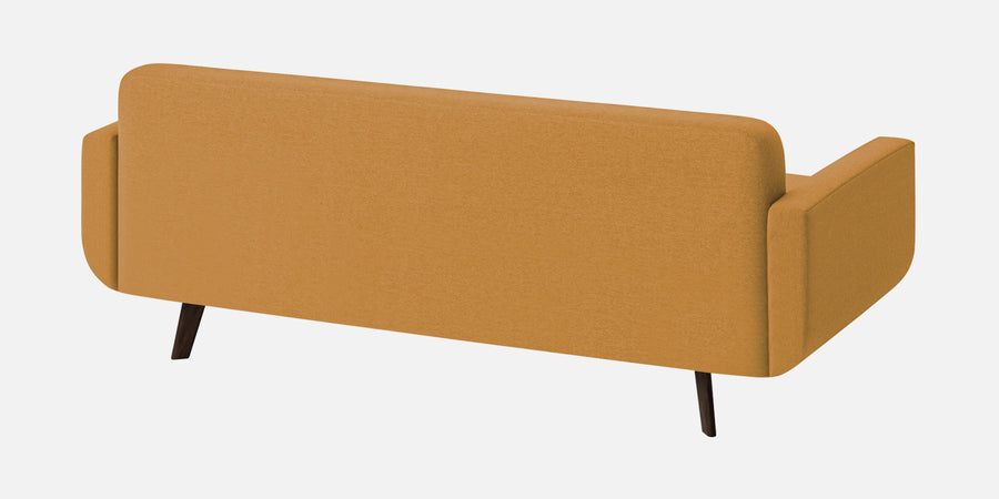 Marsela Fabric 3 Seater Sofa In Corn Yellow Colour - Febonic Living