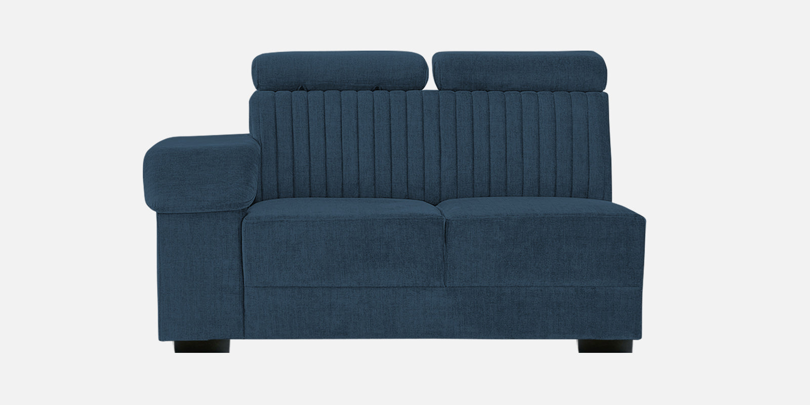 Draco Fabric 6 Seater Corner Sofa In Light Blue Colour - Febonic Living