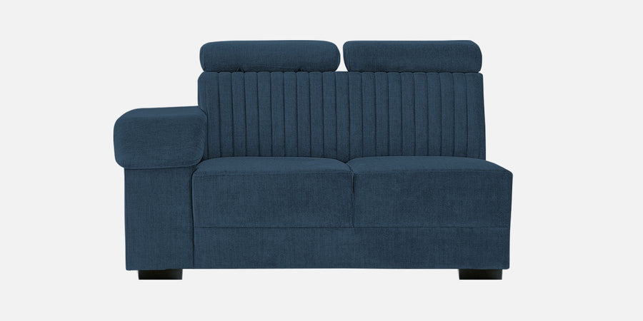 Draco Fabric 6 Seater Corner Sofa In Light Blue Colour - Febonic Living