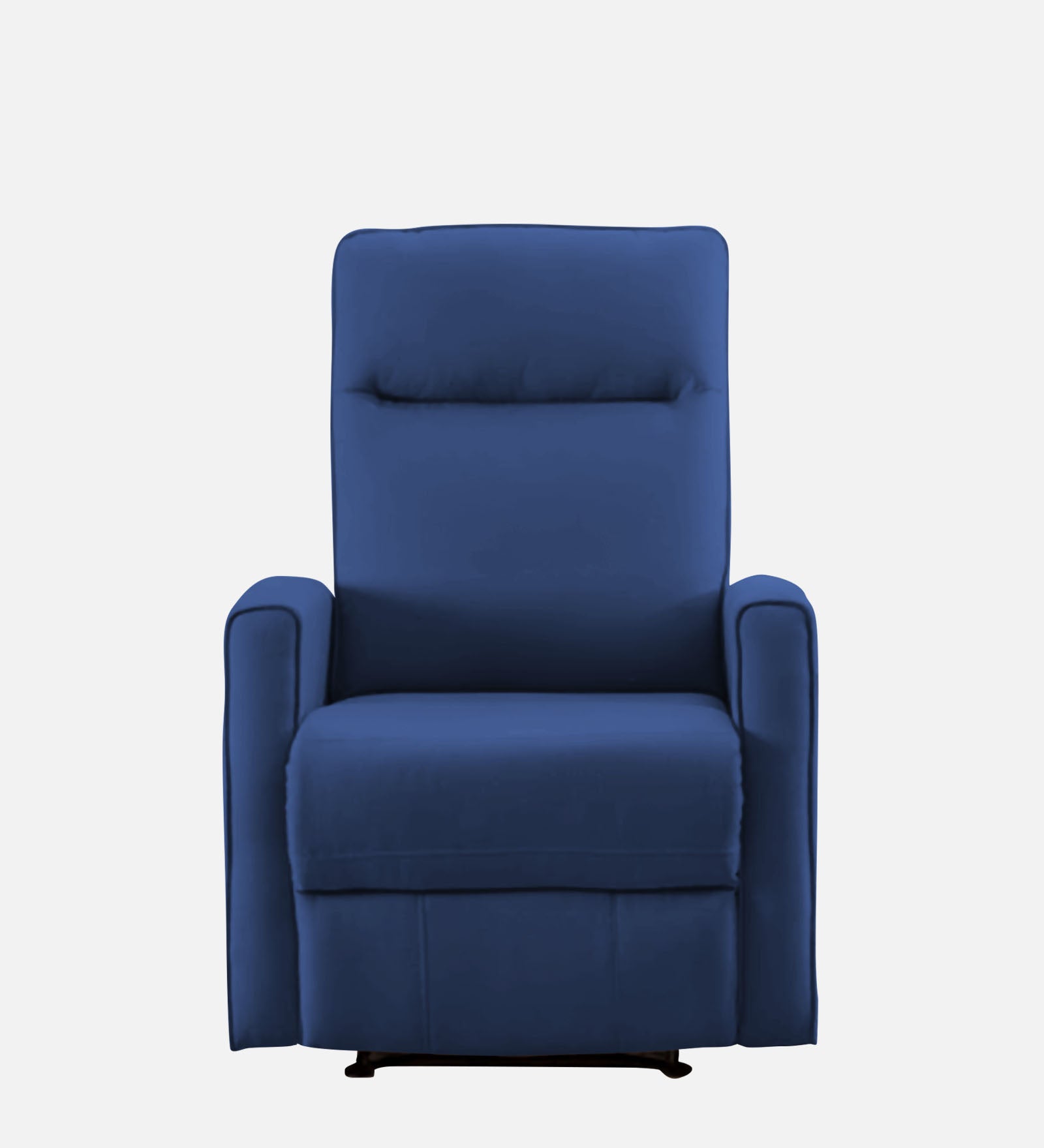 Logan Fabric Manual 1 Seater Recliner In Light Blue Colour