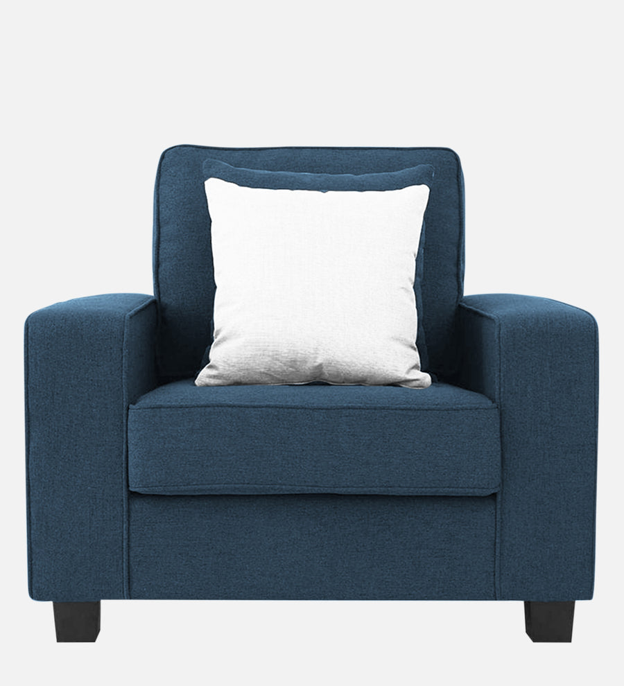 Ladybug Fabric 1 Seater Sofa In Light Blue Colour - Febonic Living