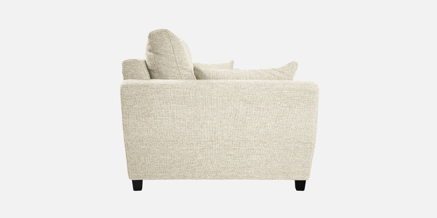 Mario Fabric 3 Seater Sofa In Ivory Cream Colour - Febonic Living