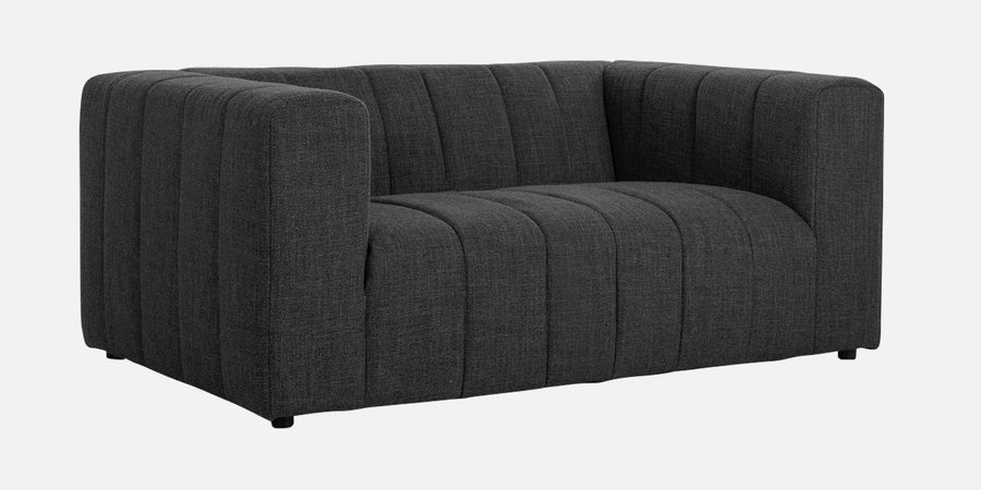 Lara Fabric 2 Seater Sofa In Charcoal Grey Colour - Febonic Living