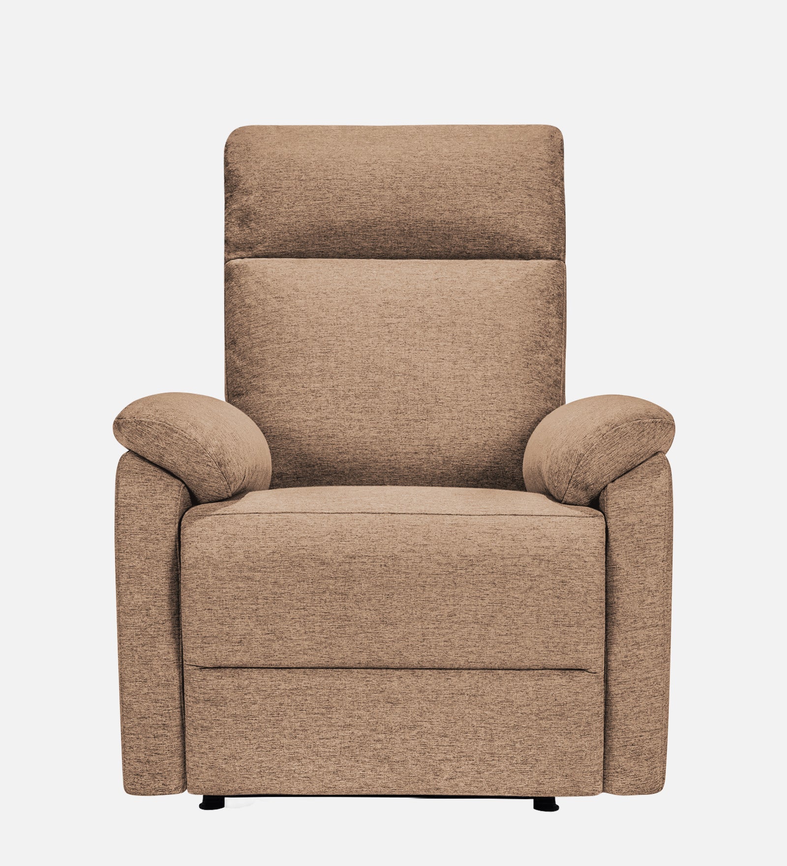 Abby Fabric Manual 1 Seater Recliner In Cookie Beige Colour