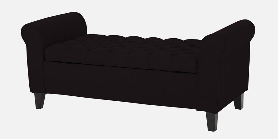 Nowia Fabric 3 Seater Recamier In Cara Brown Colour With Storage - Febonic Living