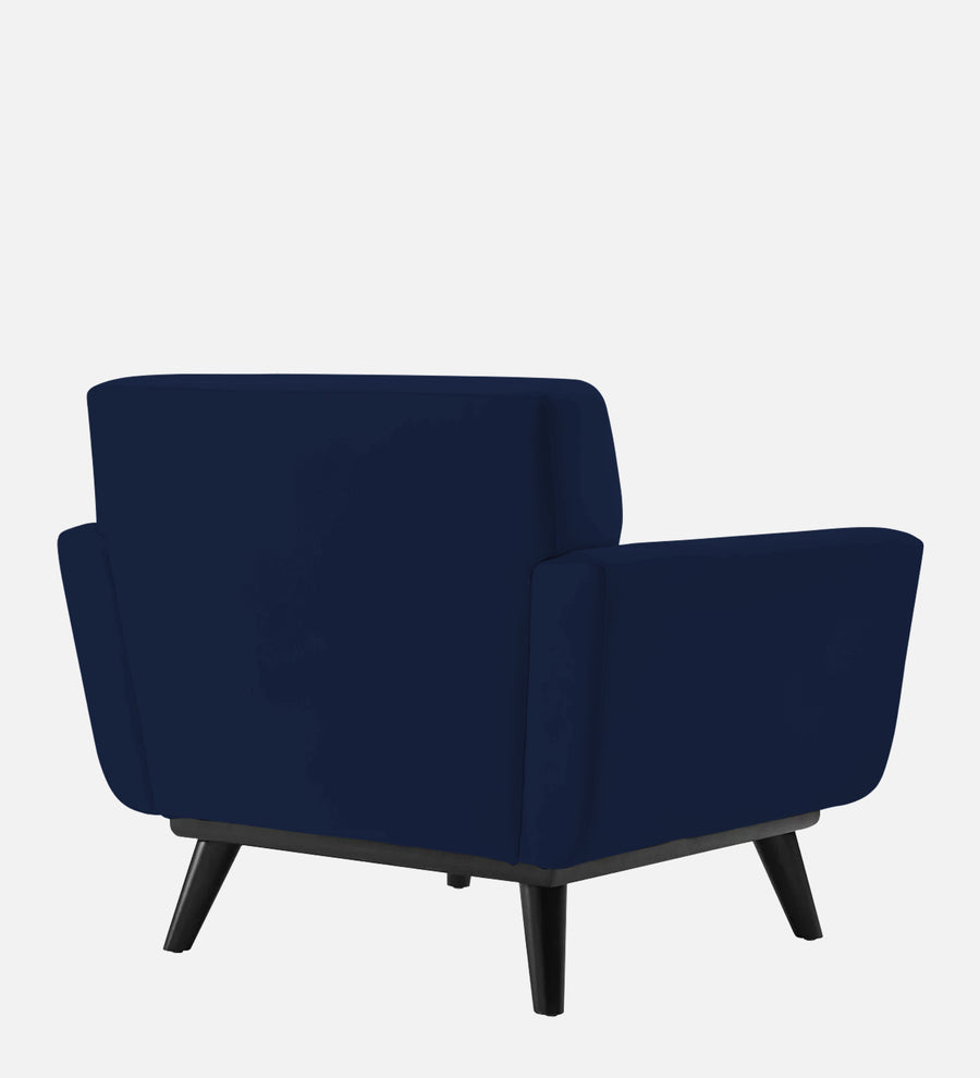 Tucker Velvet 1 Seater Sofa In Indigo Blue Colour - Febonic Living