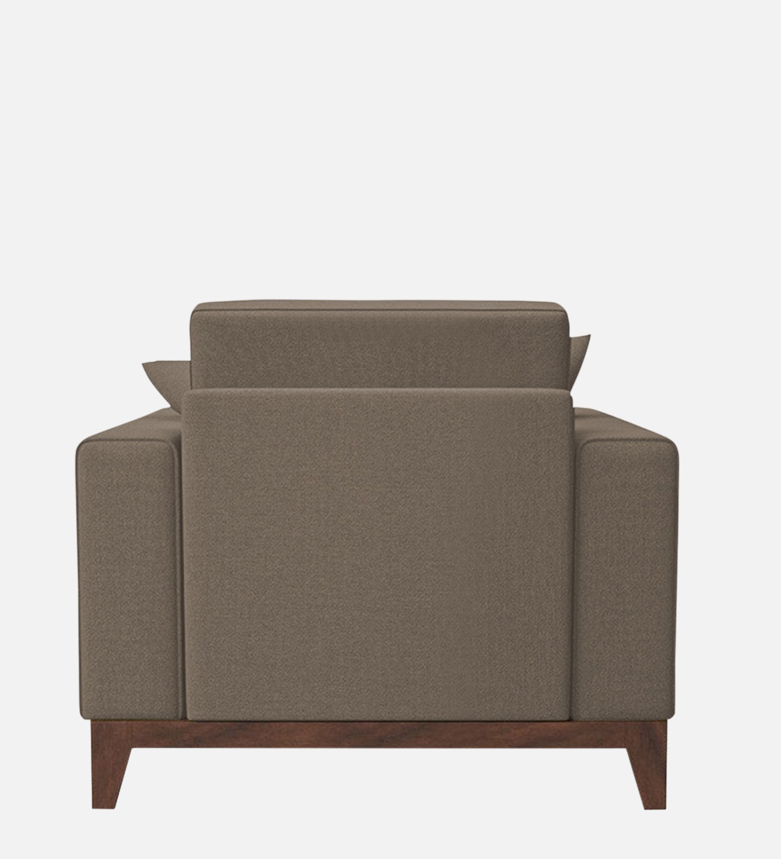 Luca Fabric 1 Seater Sofa in Hazel Beige Colour