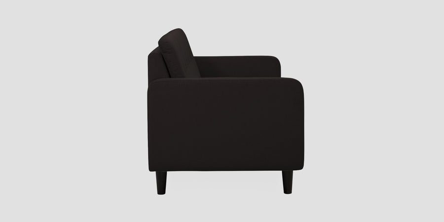 Noha Fabric 3 Seater Sofa In Cara Brown Colour - Febonic Living