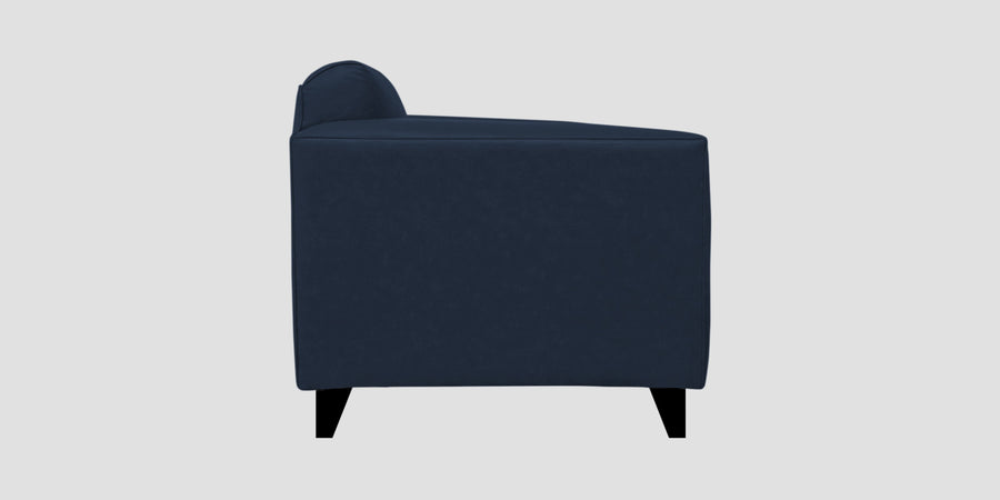 Convi Leatherette 3 Seater Sofa In Berry Blue Colour - Febonic Living