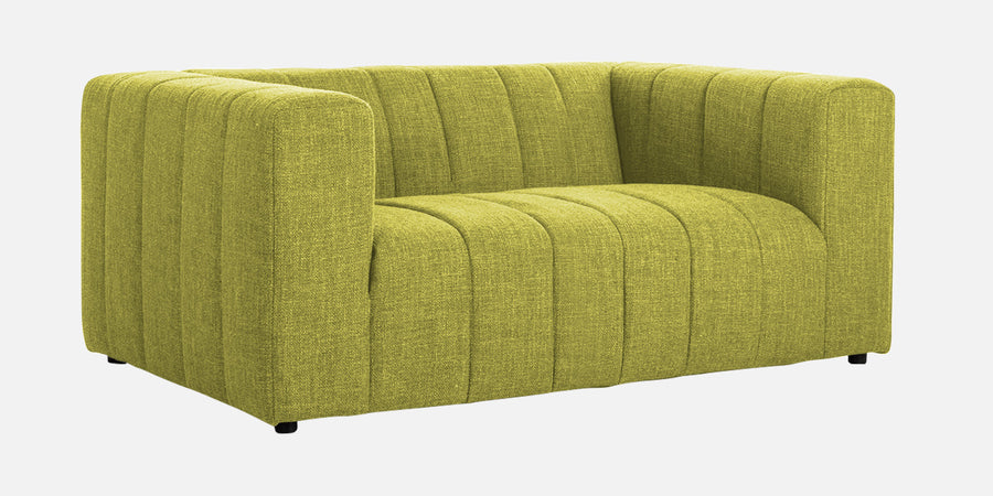 Lara Fabric 2 Seater Sofa In Parrot Green Colour - Febonic Living