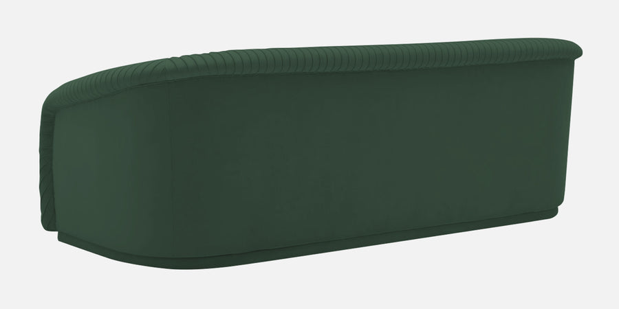 Yara Velvet Fabric 3 Seater Sofa In Amazon Green Colour - Febonic Living