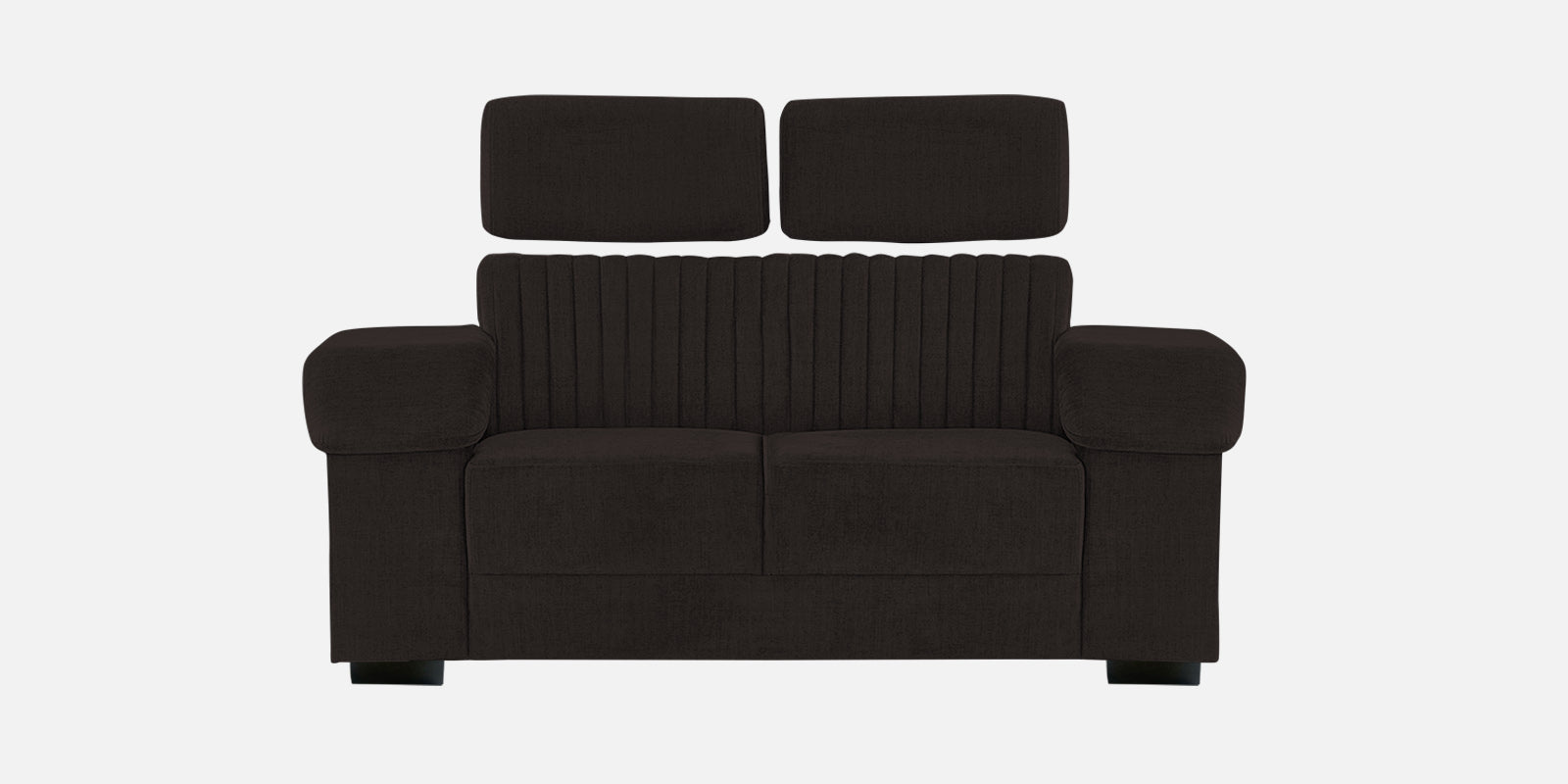 Draco Fabric 2 Seater Sofa In Cara Brown Colour - Febonic Living