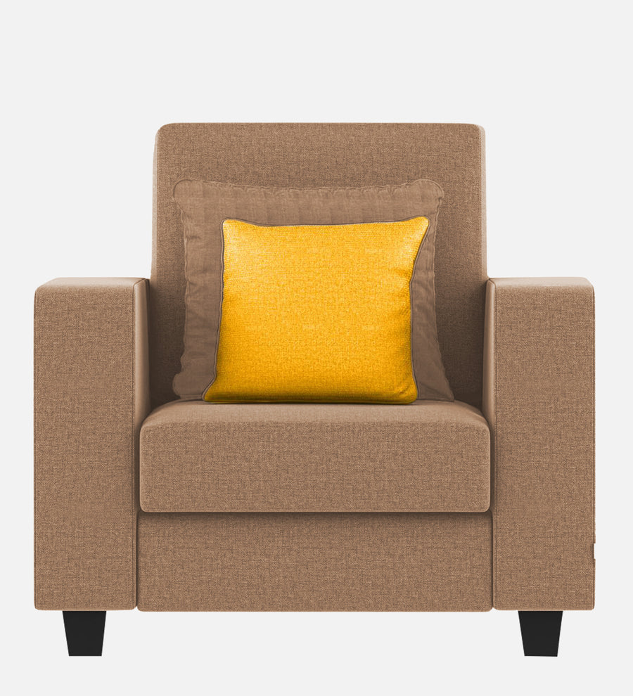 Nabi Fabric 1 Seater Sofa In Cosmic Beige Colour - Febonic Living