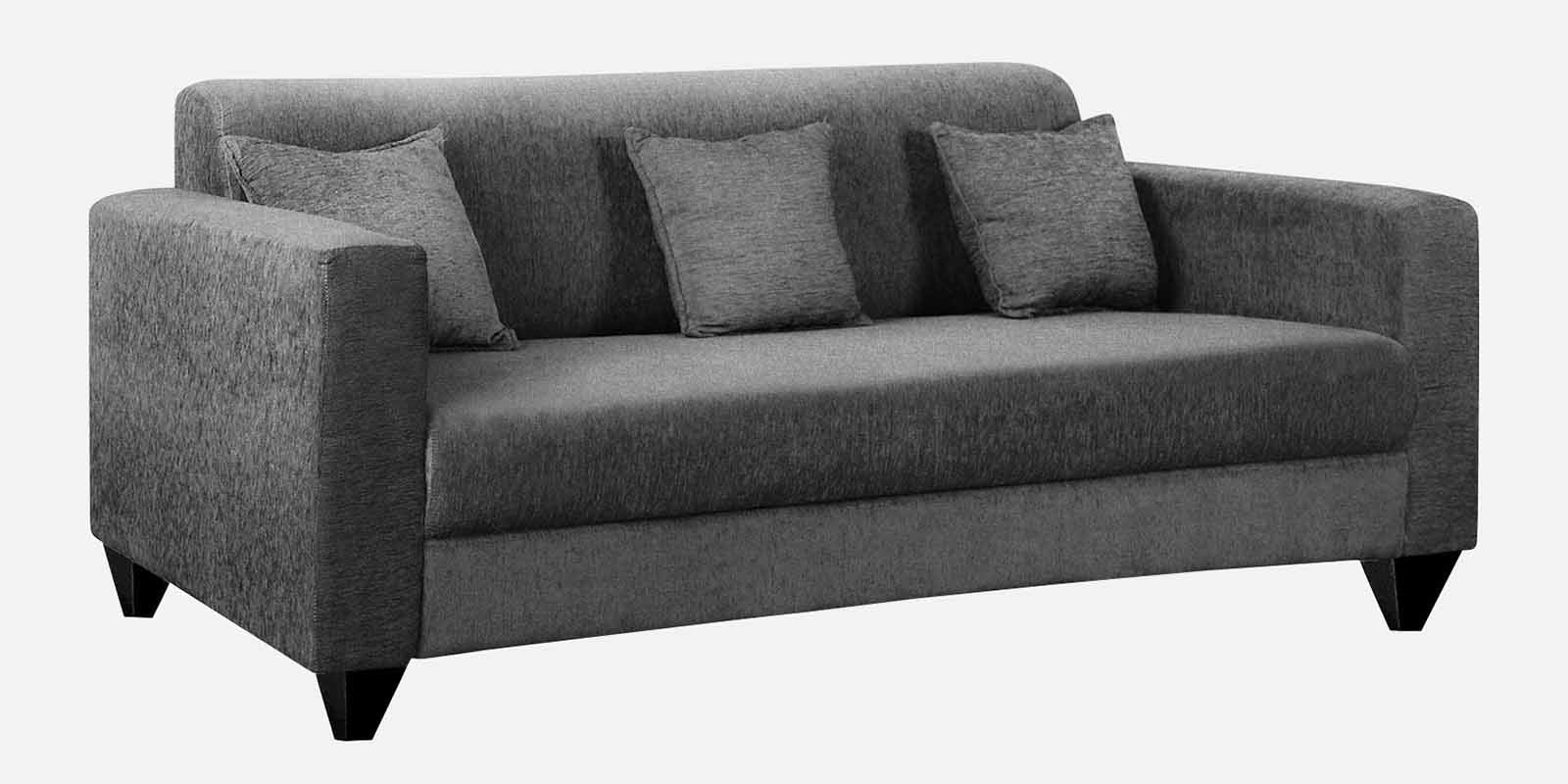 Nebula Fabric 3 Seater Sofa in Charcoal Grey Colour