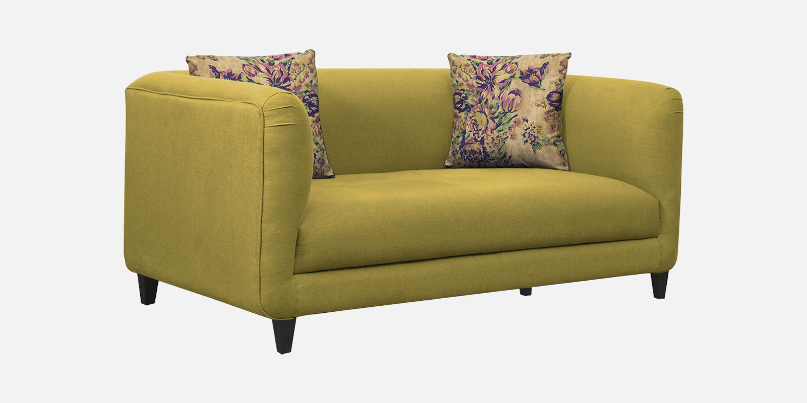 Niki Fabric 2 Seater Sofa in Parrot Green Colour