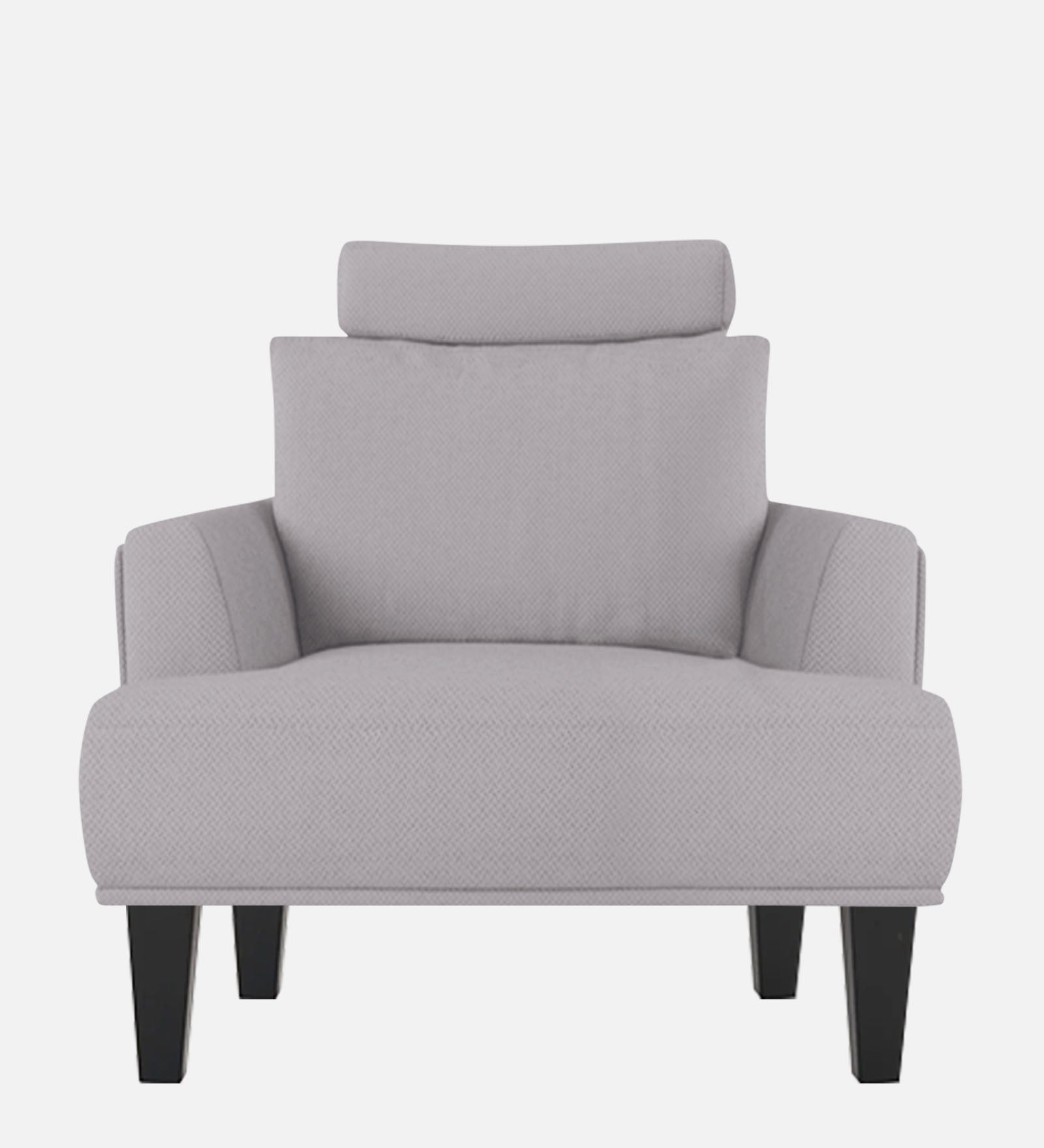 Como Fabric 1 Seater Sofa in Lit Grey Colour