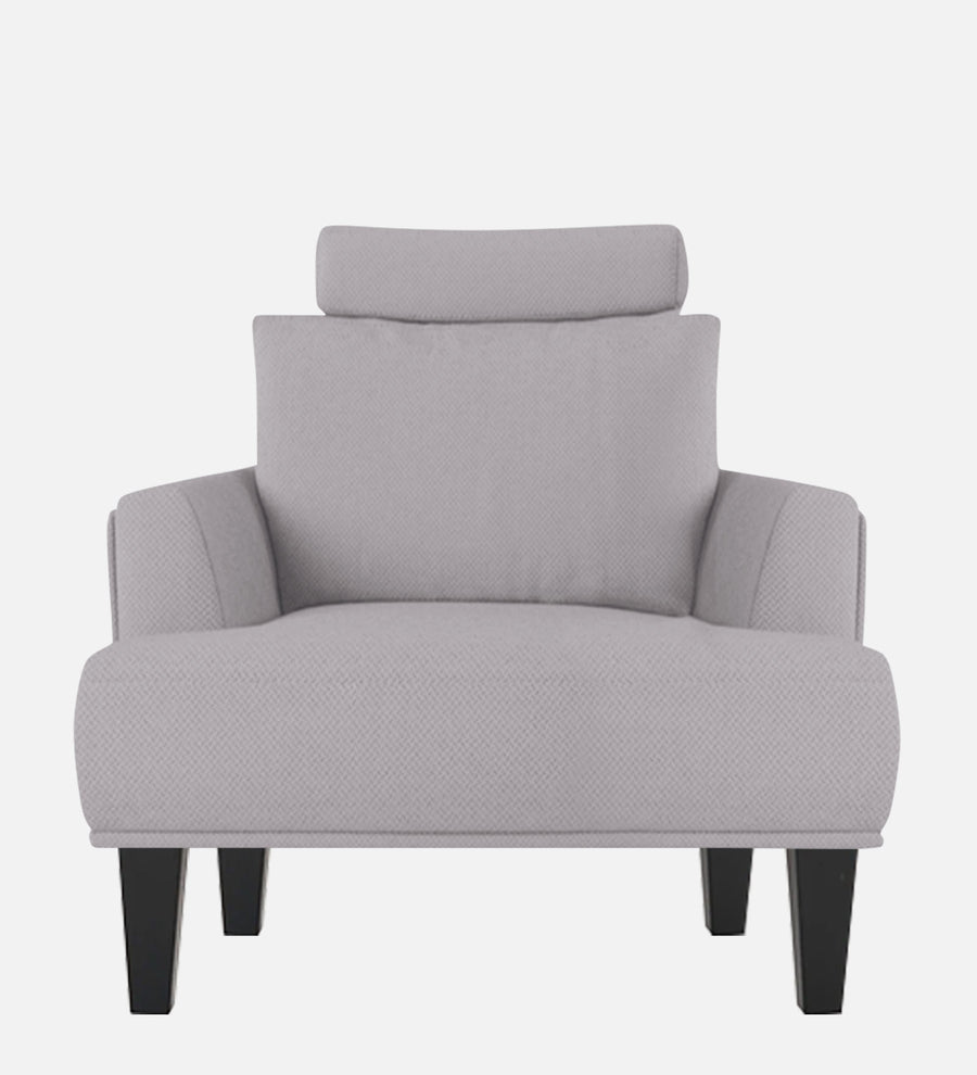 Como Fabric 1 Seater Sofa In Lit Grey Colour - Febonic Living