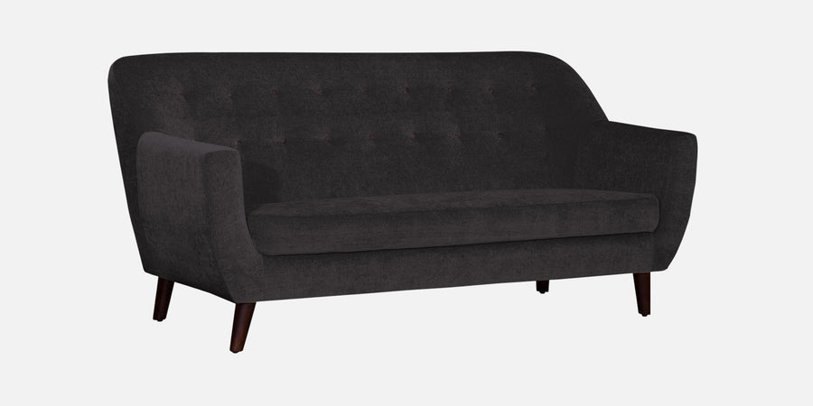 German Fabric 3 Seater Sofa In Maba Grey Colour - Febonic Living