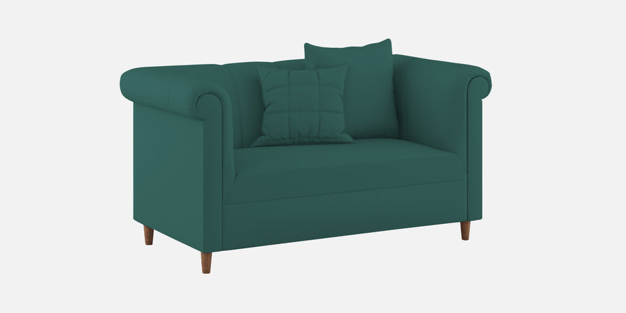 Rubi Velvet 2 Seater Sofa In Pine Green Colour - Febonic Living