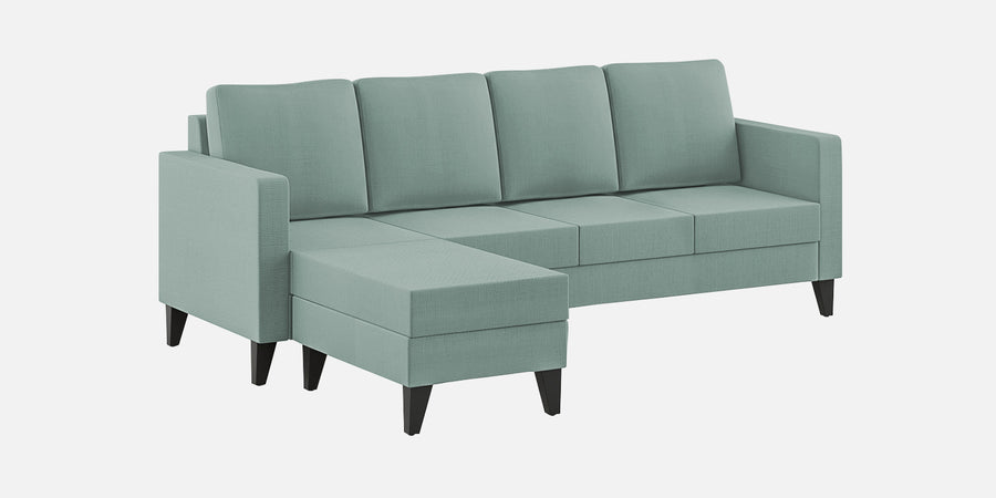 Nori Fabric Rhs Sectional Sofa 3 Lounger In Suka Blue Colour - Febonic Living