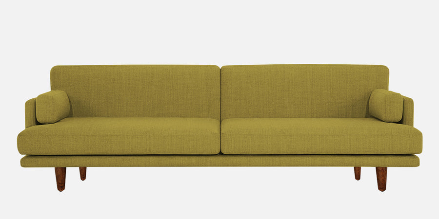 Ricky Fabric 3 Seater Sofa In Parrot Green Colour - Febonic Living
