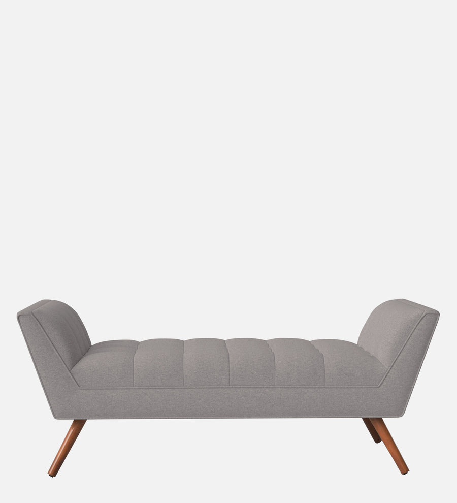 Cartes Velvet Bench In Pearl Grey Colour - Febonic Living