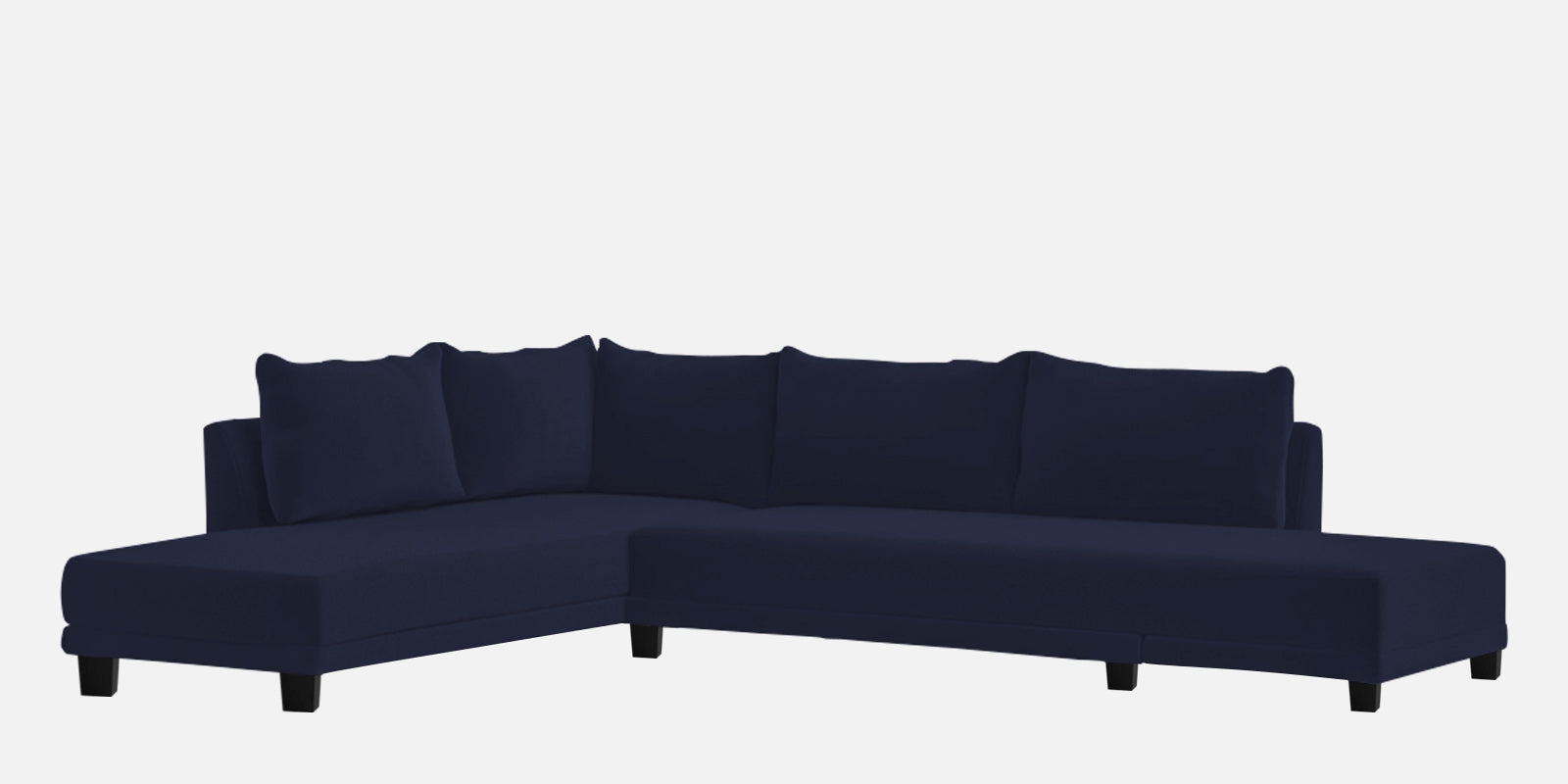 Ira Fabric RHS 6 Seater Sofa Cum Bed In Royal Blue Colour