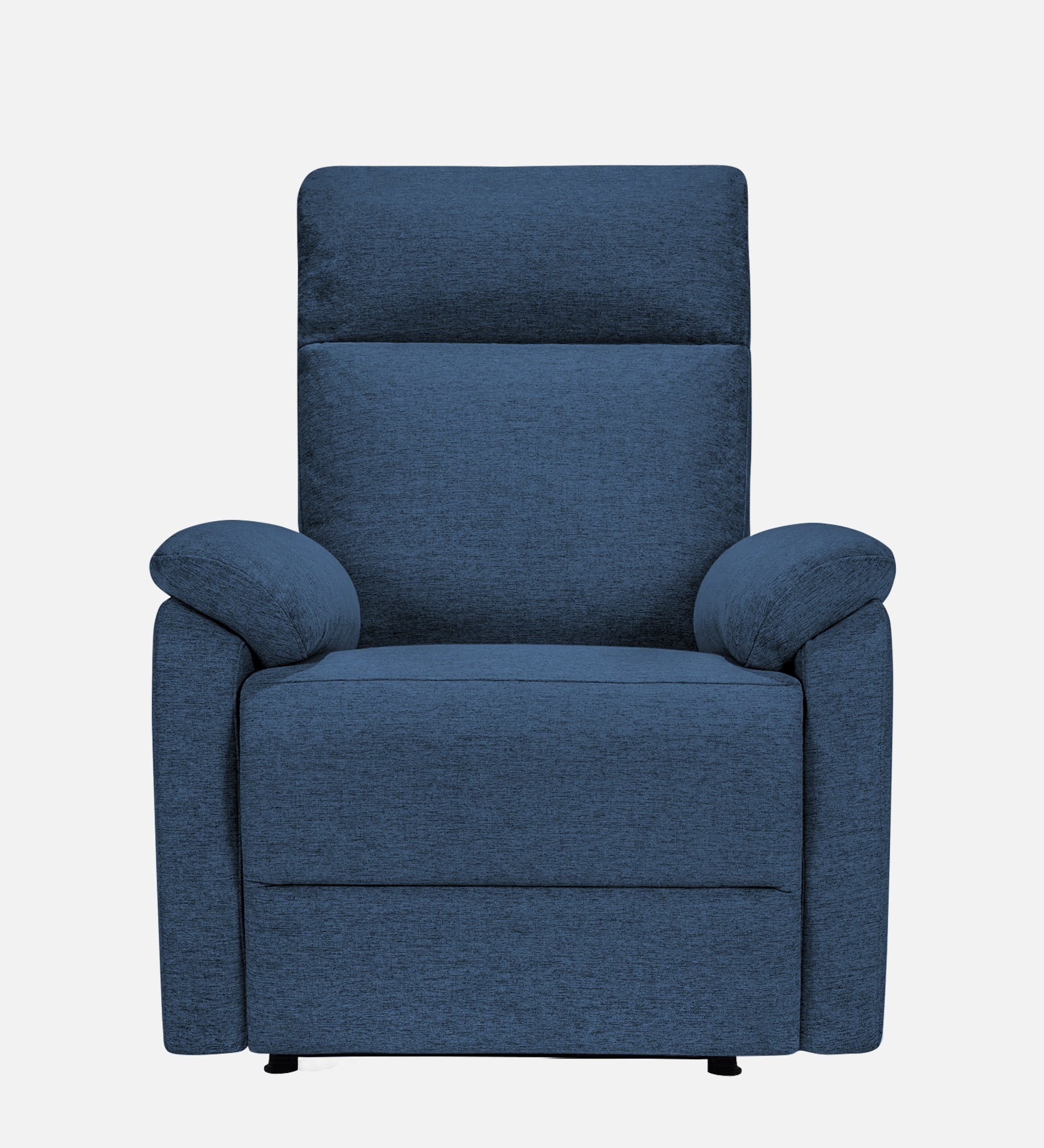 Abby Fabric Manual 1 Seater Recliner In Light Blue Colour