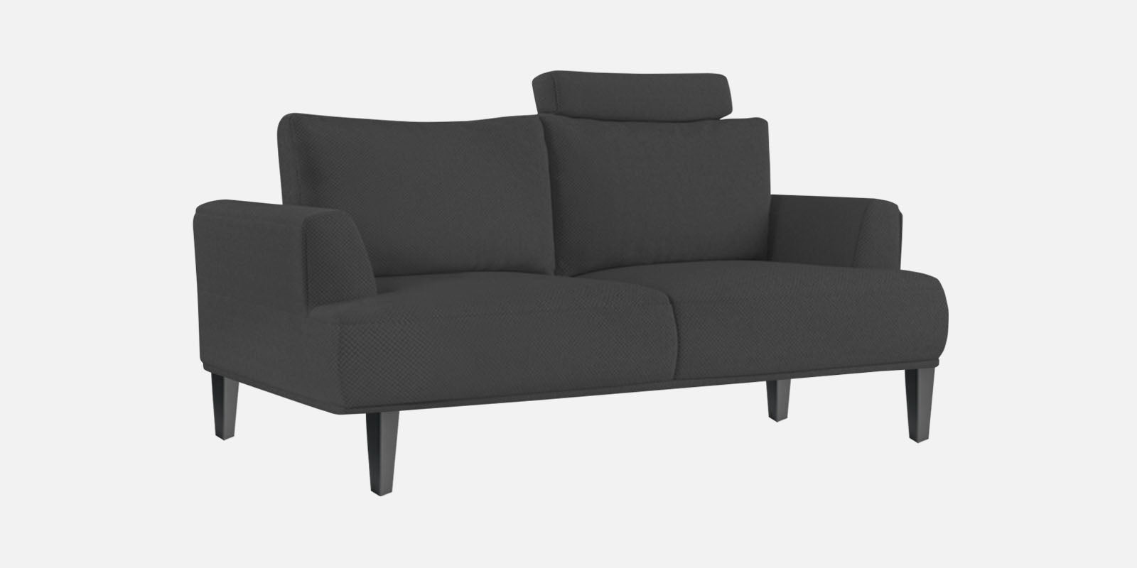 Como Fabric 2 Seater Sofa in Charcoal Grey Colour