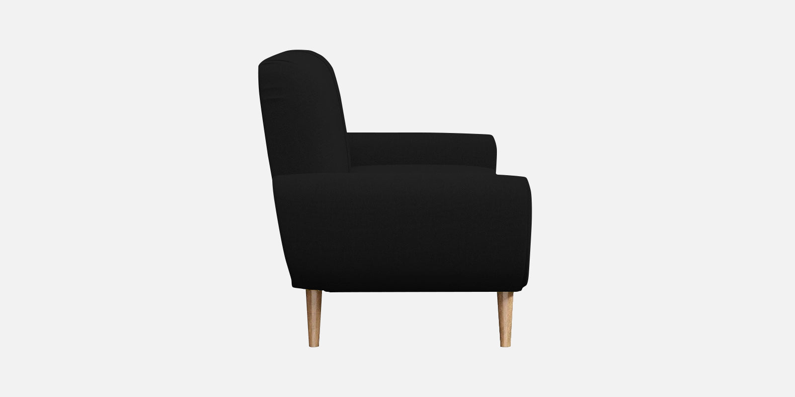 Jessy Fabric 2 Seater Sofa in Zed Black Colour