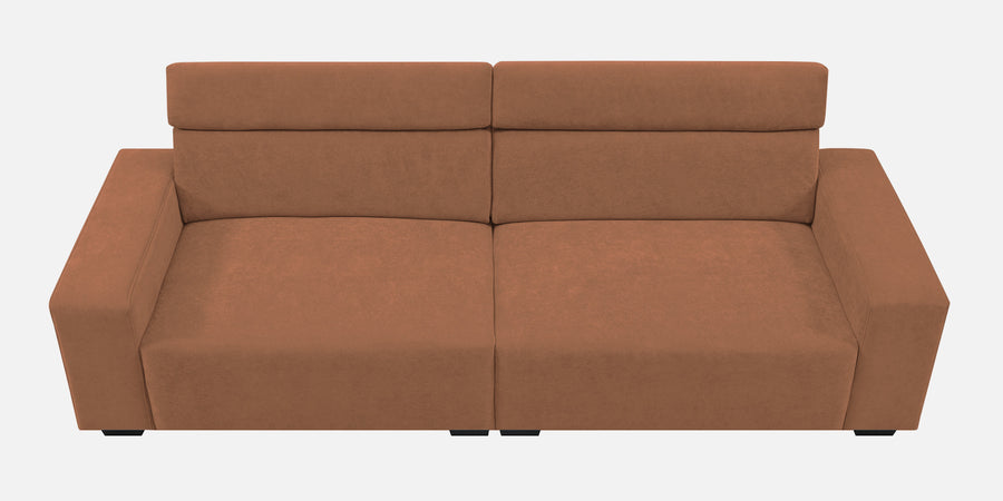 Hiro Fabric 3 Seater Sofa In Caramel Beige Colour - Febonic Living