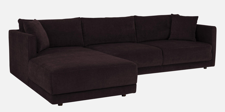 Northern Fabric Rhs Sectional Sofa 3 Lounger In Cara Brown Colour - Febonic Living