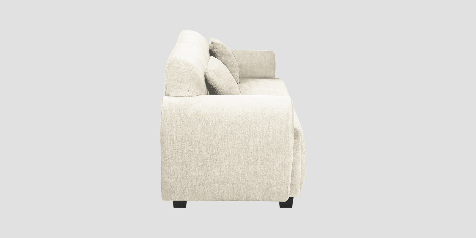 Apollo Fabric 3 Seater Sofa In Ivory Cream Colour - Febonic Living
