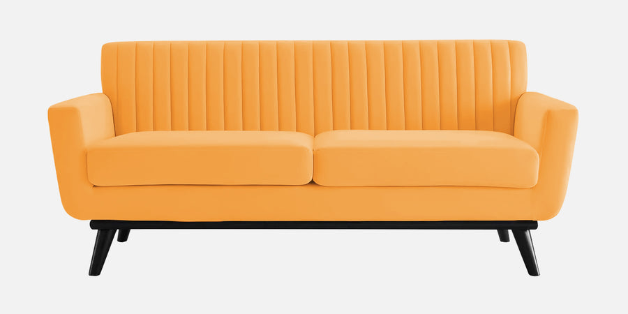 Tucker Velvet 2 Seater Sofa In Tangerine Orange Colour - Febonic Living