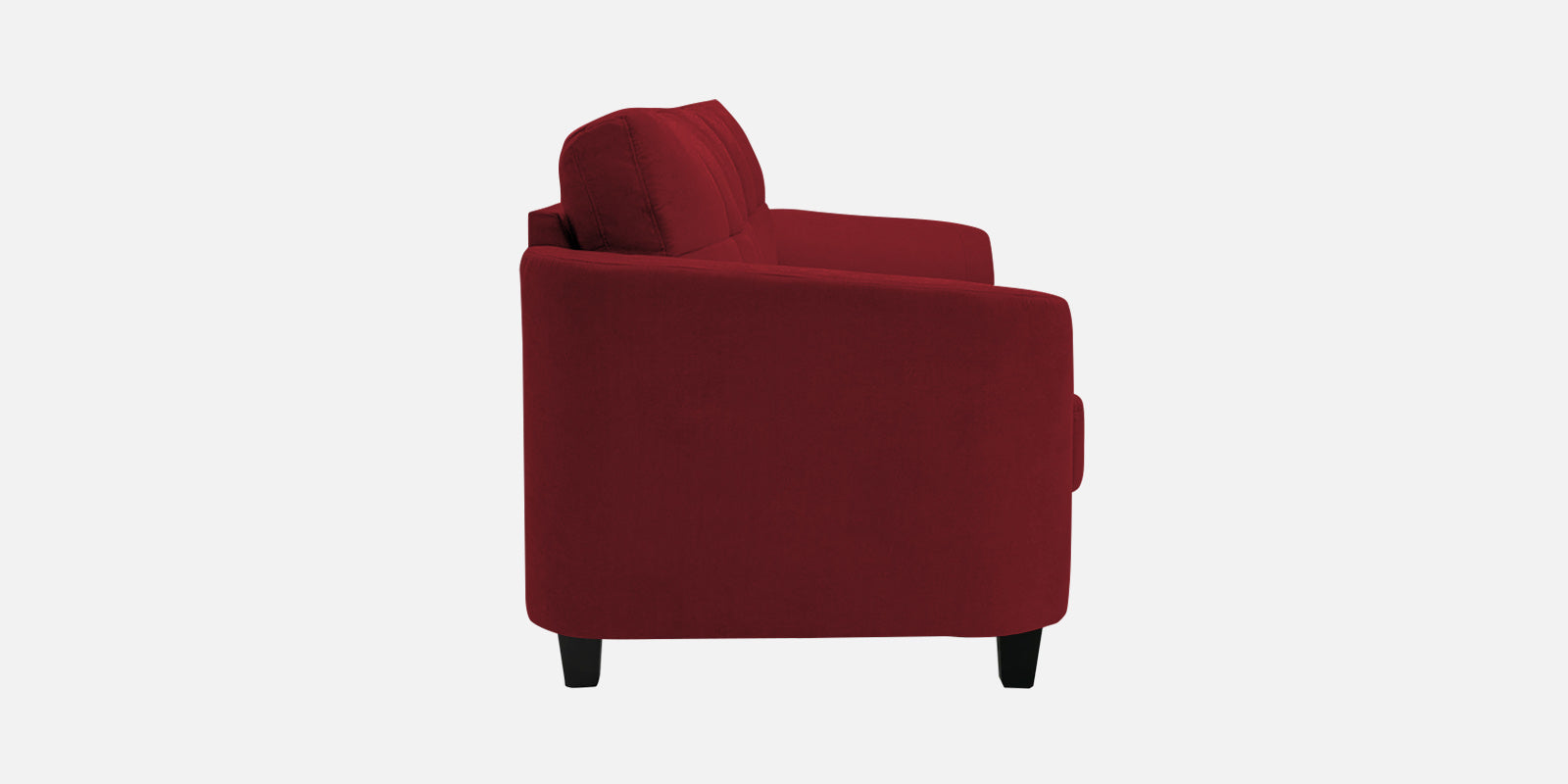 Mulan Fabric 3 Seater Sofa in Chilli Red Colour