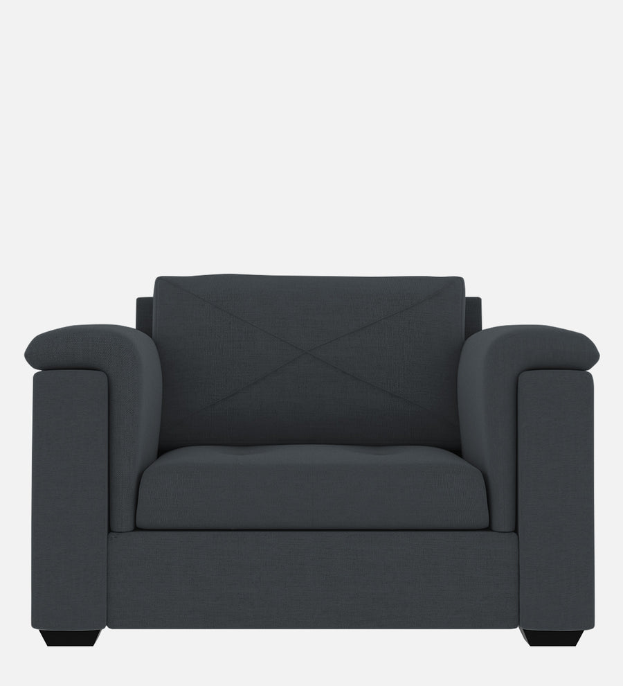 Andres Fabric 1 Seater Sofa In Dub Grey Colour - Febonic Living