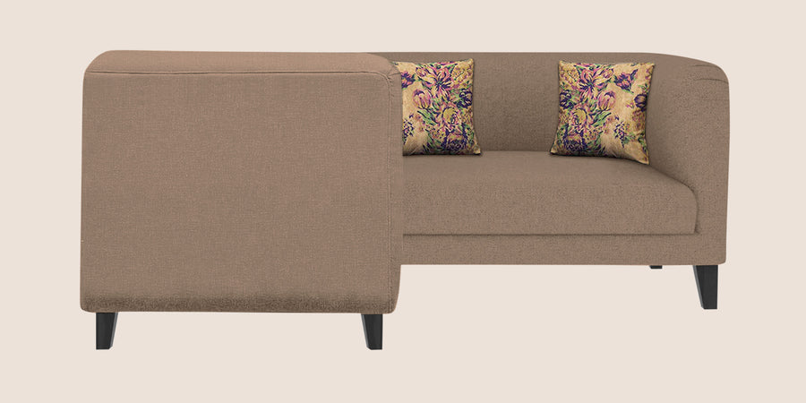 Niki Fabric Corner Sofa In Cookie Beige Colour - Febonic Living