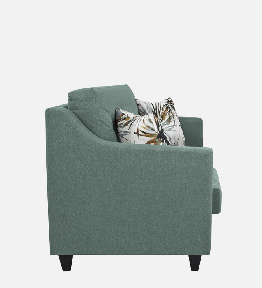Welly Fabric 1 Seater Sofa In Suka Blue Colour - Febonic Living