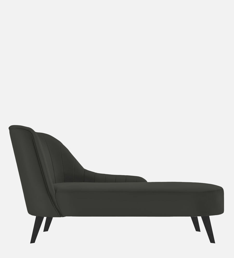 Flora Velvet Rhs Chaise Lounger In Hory Grey Colour - Febonic Living