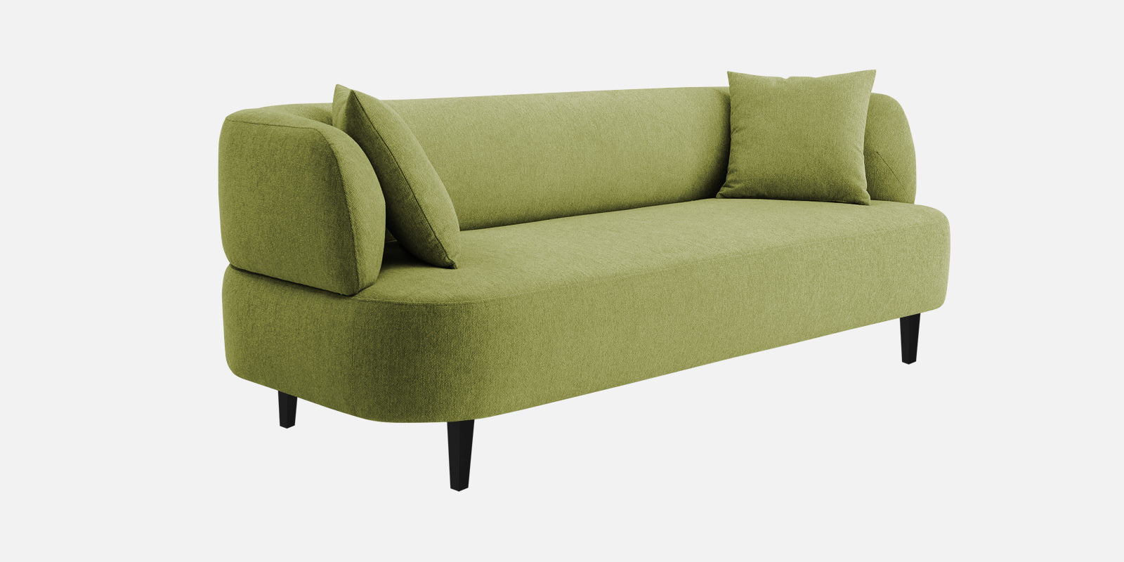 Carson Fabric 3 Seater Sofa in Lime Green Colour