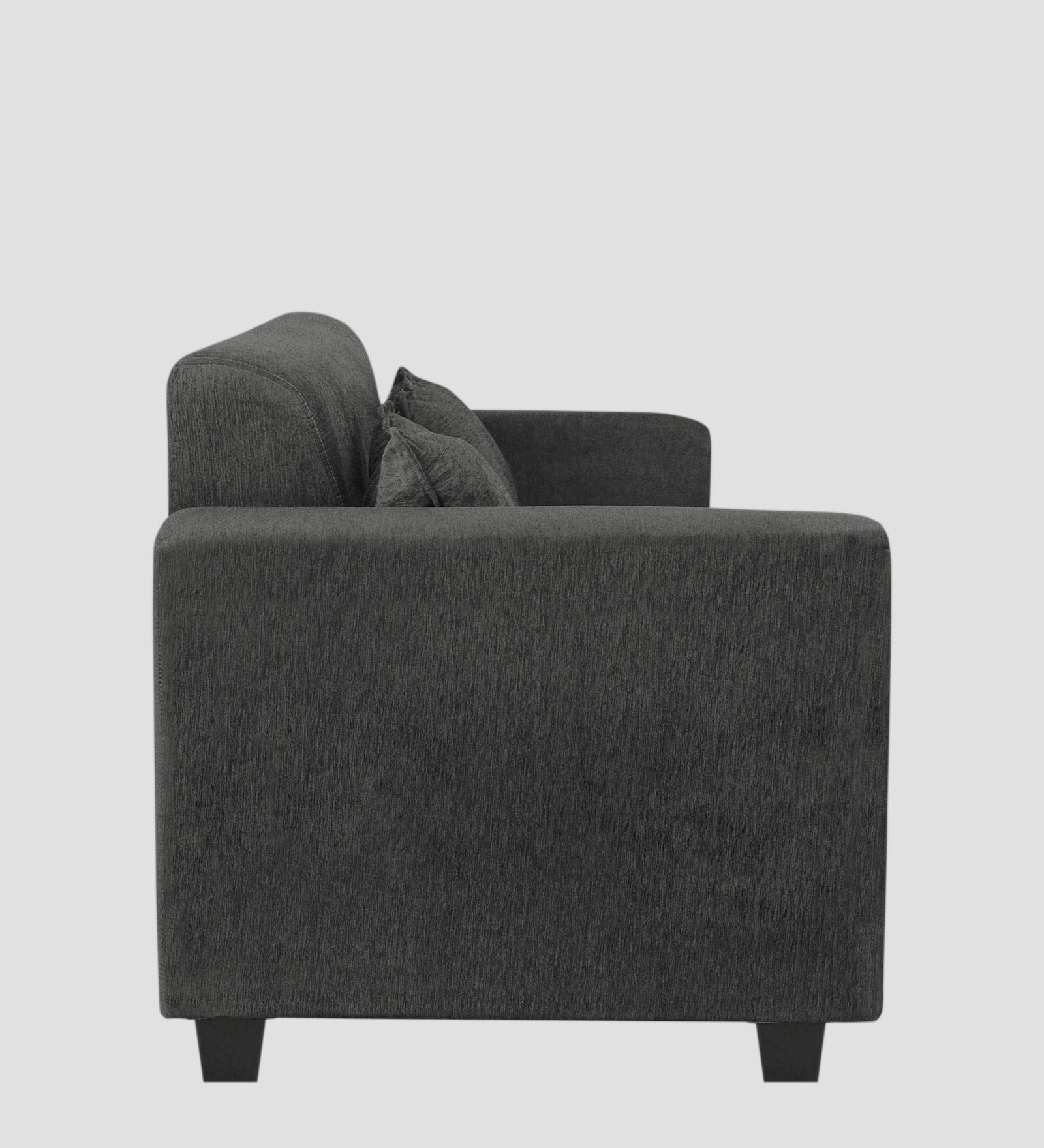 Nebula Fabric 1 Seater Sofa In  Charcoal Grey Colour - Febonic Living